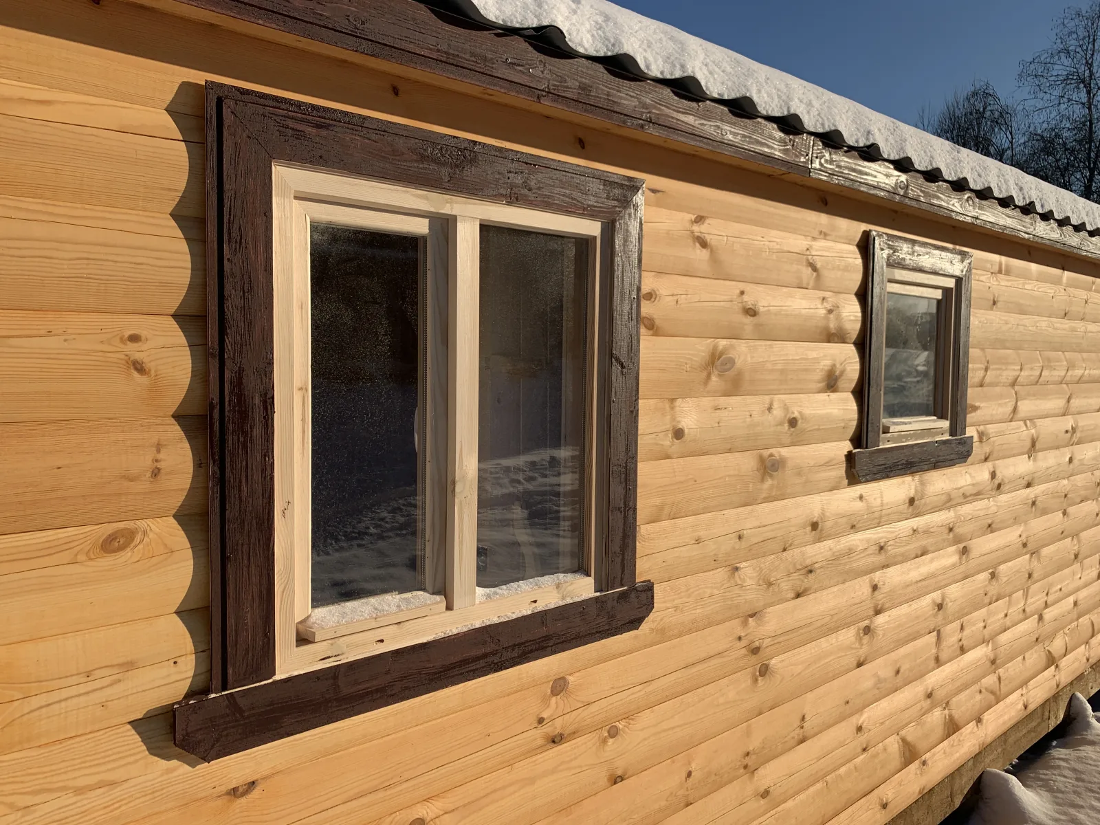 Баня 2,3×7 с крыльцом — фото 3